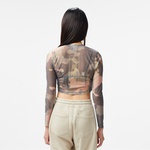 UNITED4 Kadın Renkli Bodysuit