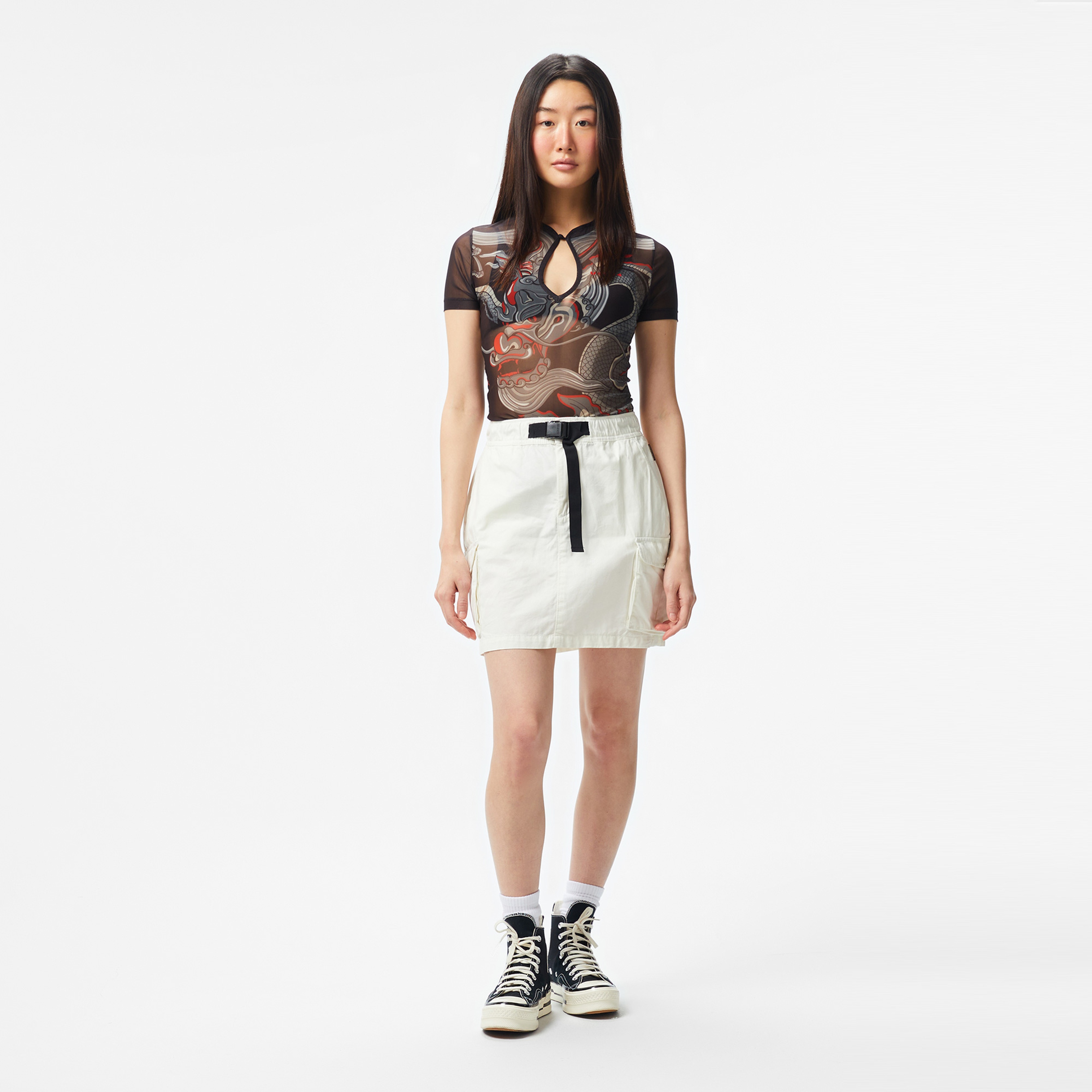 UNITED4 Kadın Siyah Bodysuit