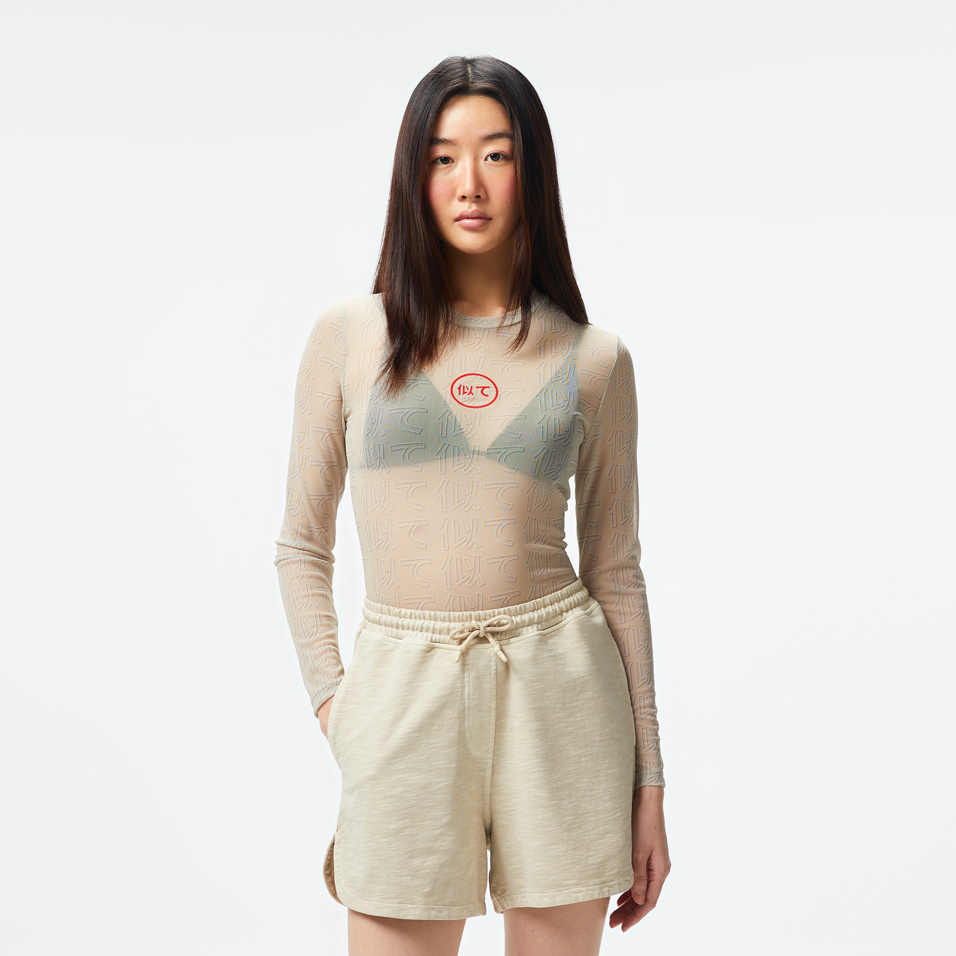 UNITED4 Kadın Gri Bodysuit