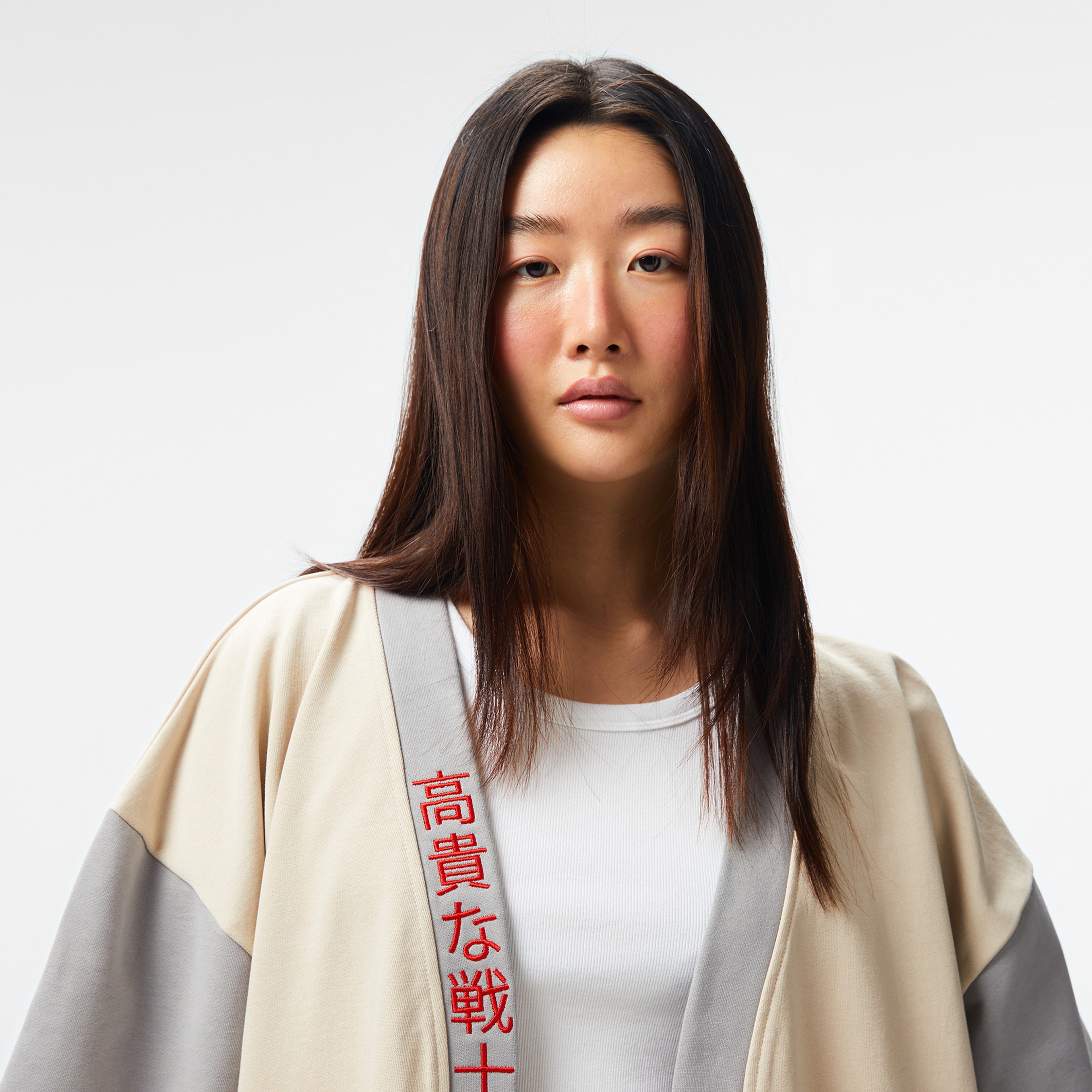 UNITED4 Kadın Krem Kimono Üst