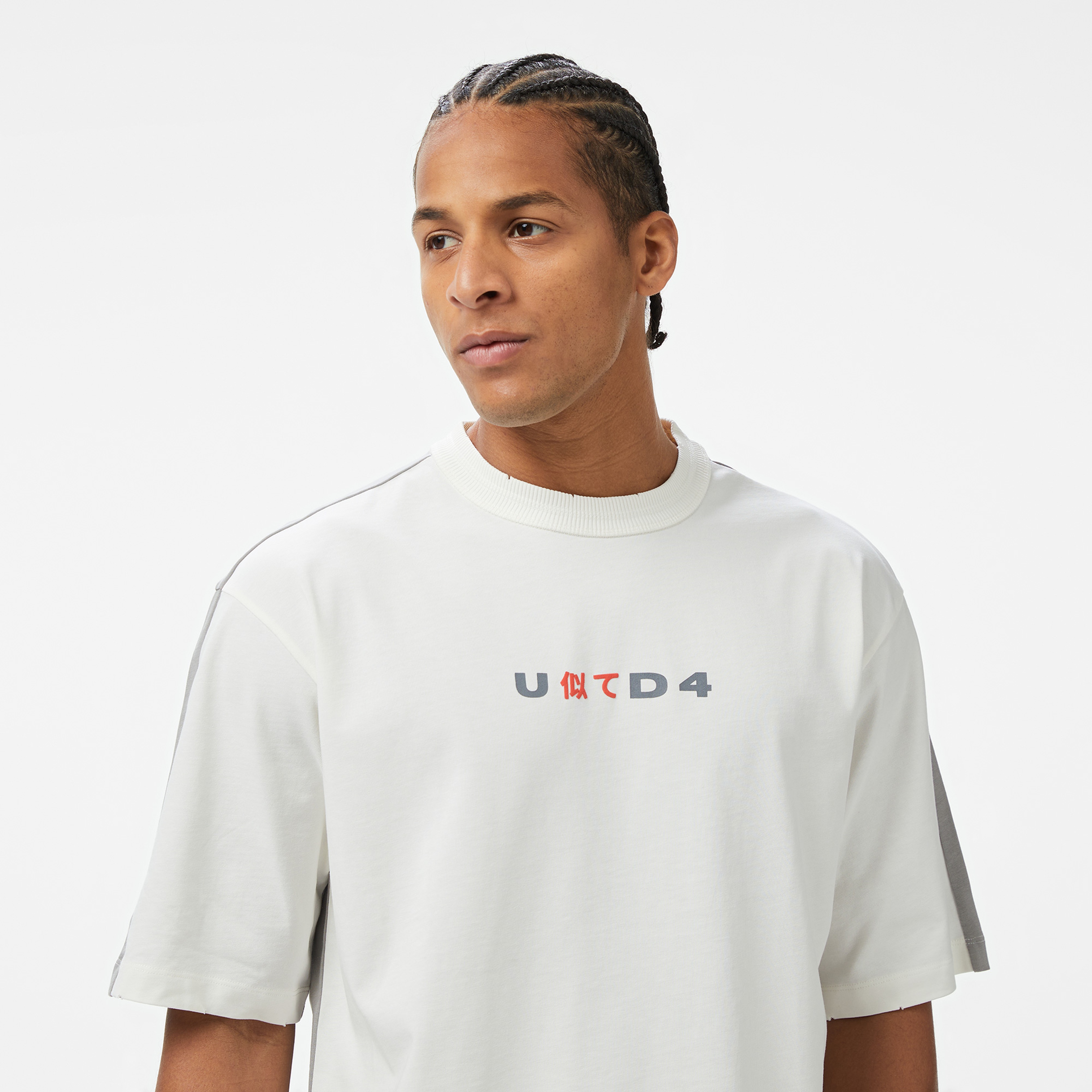 UNITED4 Erkek Bej T-Shirt