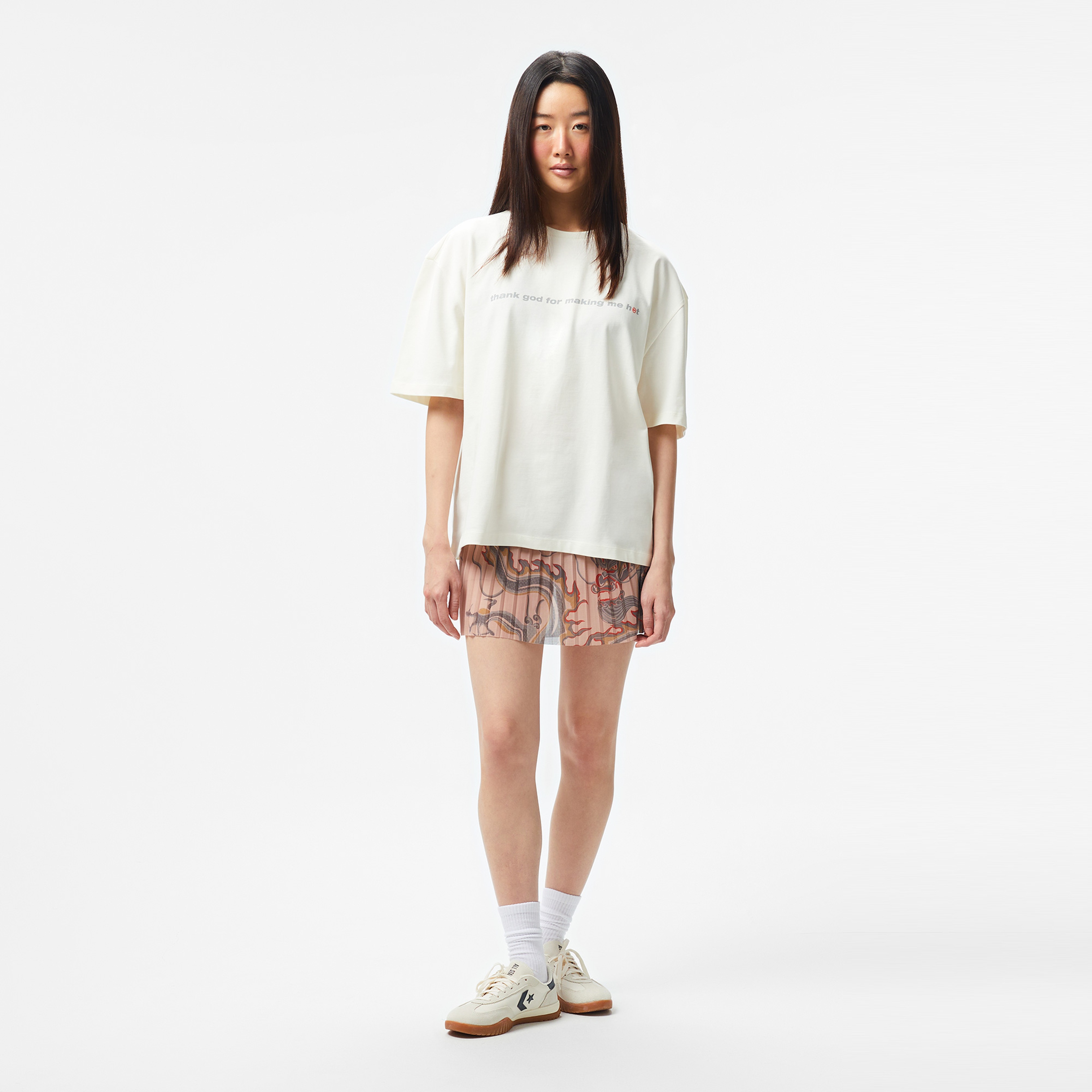 UNITED4 Kadın Bej T-Shirt