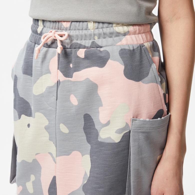 UNITED4 Kadın Renkli Etek