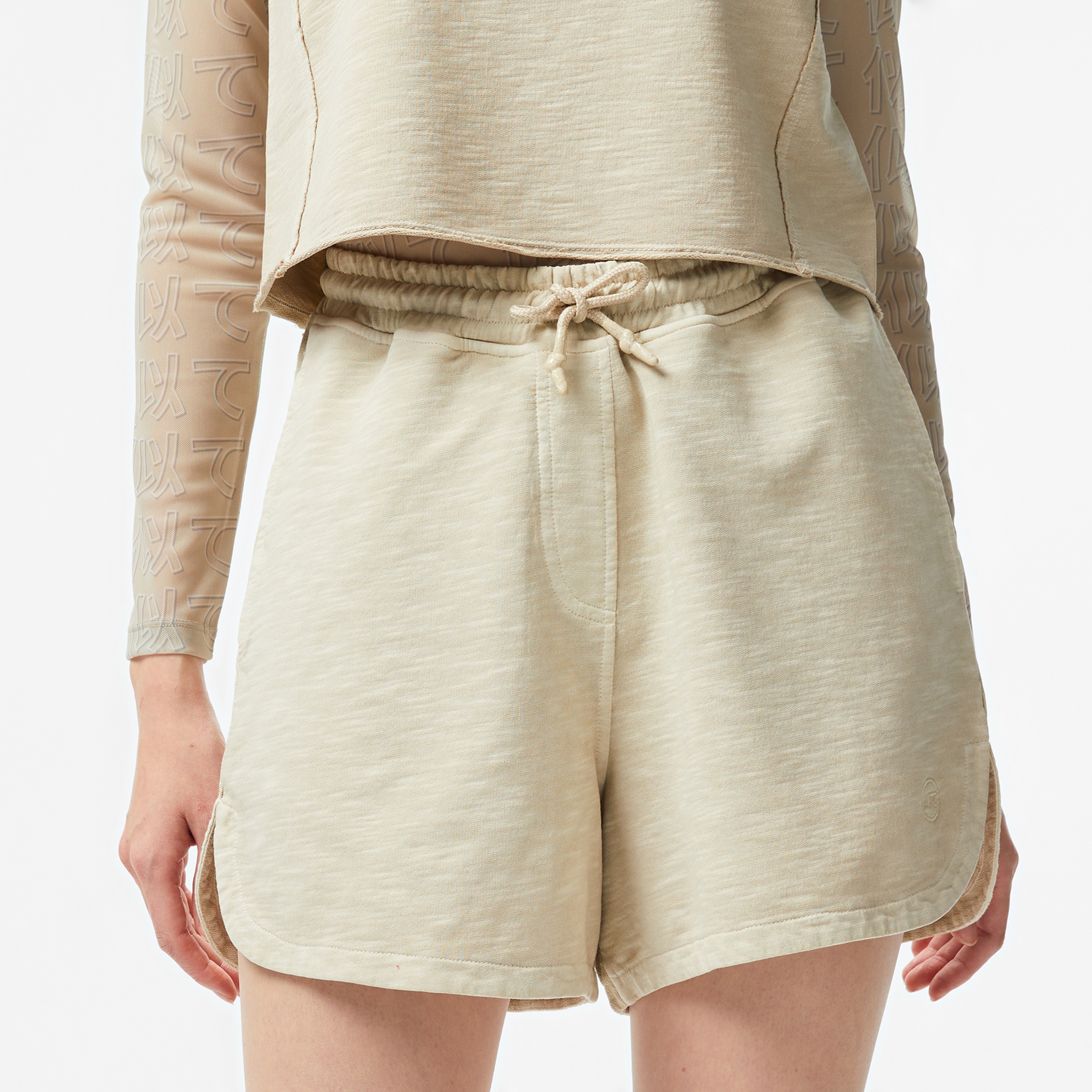 UNITED4 Kadın Krem Şort