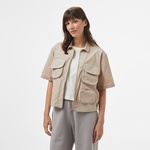 UNITED4 Kadın Gri Gömlek