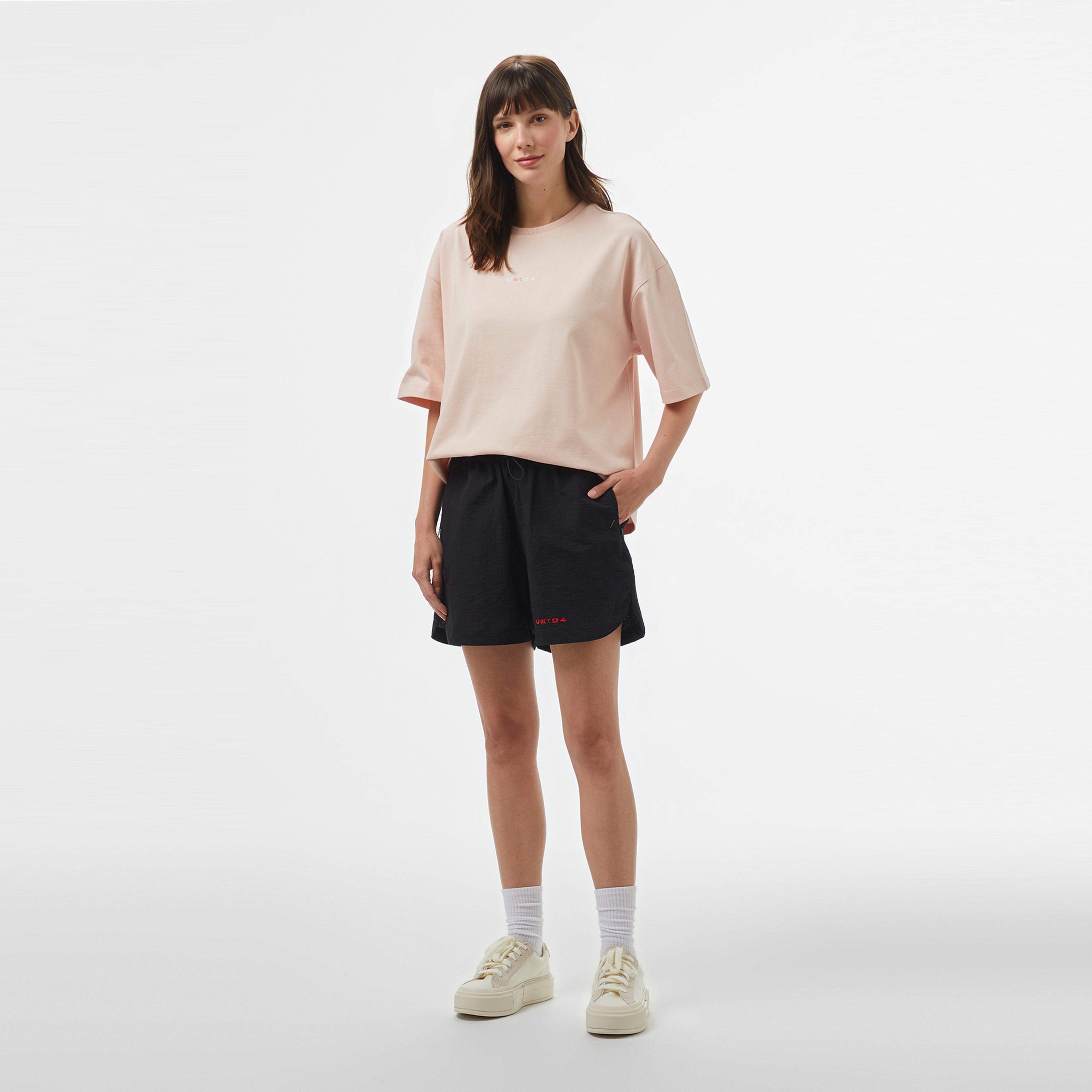 UNITED4 Kadın Pembe T-Shirt