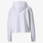 Puma Essentials Cropped Logo Rose Dust Kadın Beyaz Sweatshirt
