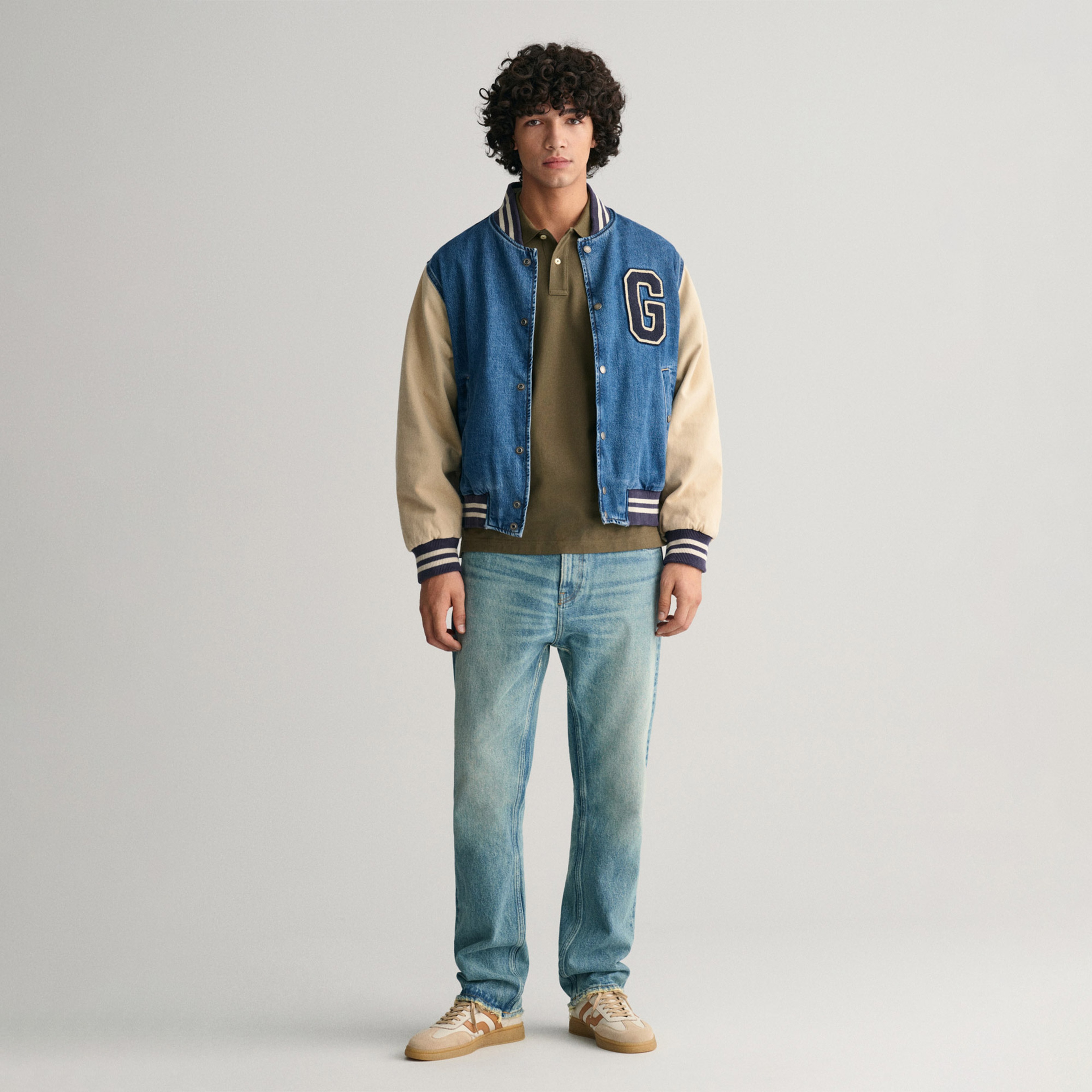 GANT Erkek Yeşil Regular Fit Polo