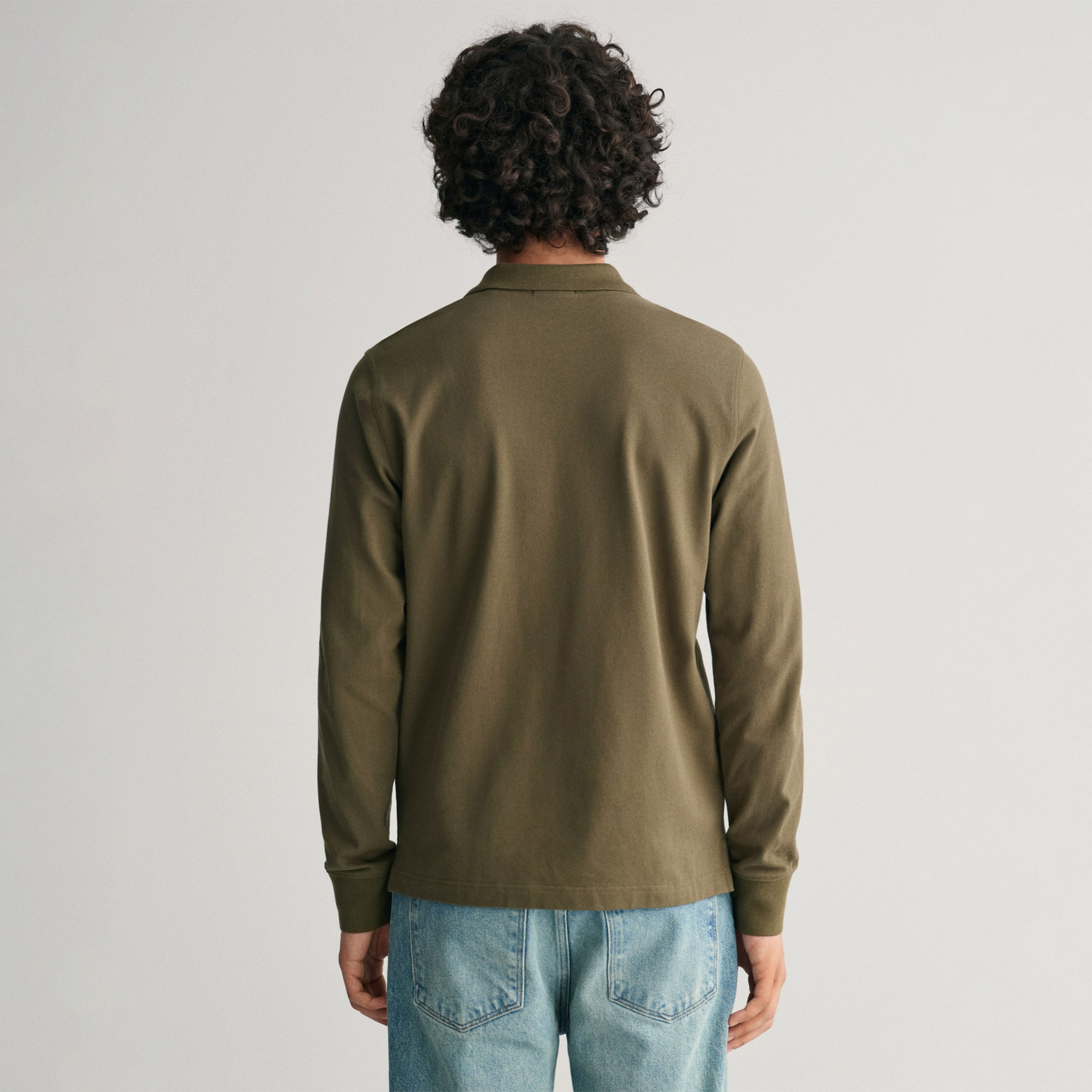 GANT Erkek Yeşil Regular Fit Polo