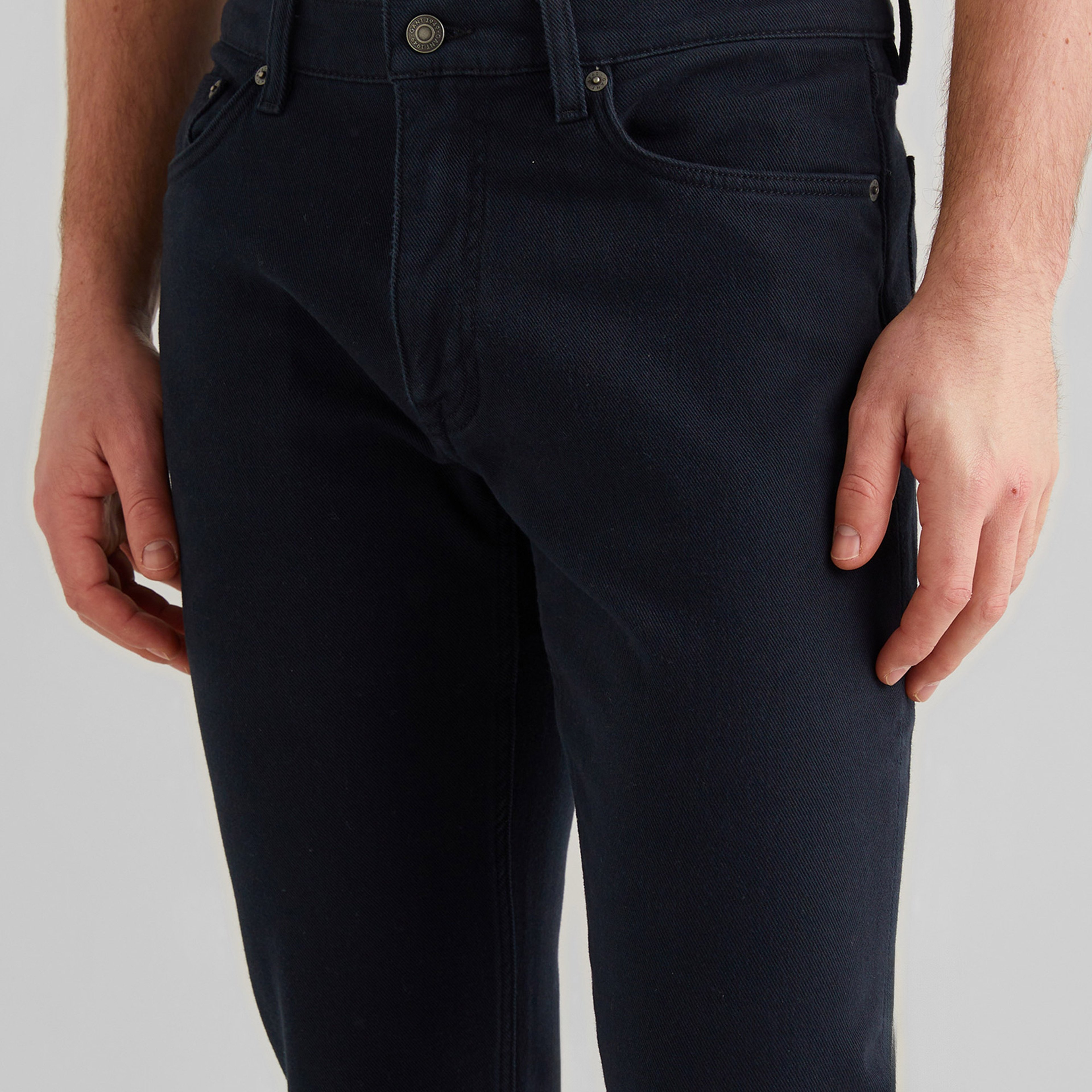 GANT Erkek Siyah Regular Fit Pantolon