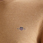 GANT Erkek Kahverengi Regular Fit Bisiklet Yaka Kazak