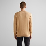 GANT Erkek Kahverengi Regular Fit Bisiklet Yaka Kazak