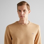 GANT Erkek Kahverengi Regular Fit Bisiklet Yaka Kazak