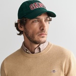 GANT Erkek Kahverengi Regular Fit Bisiklet Yaka Kazak