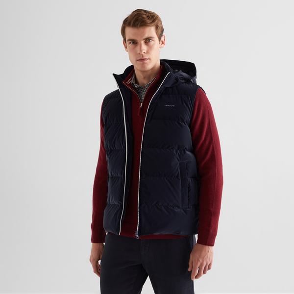 GANT Erkek Lacivert Kapüşonlu Yelek