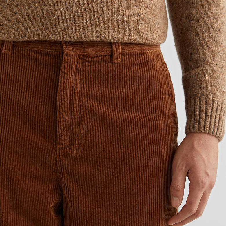 GANT Erkek Kahverengi Relaxed Fit Pantolon
