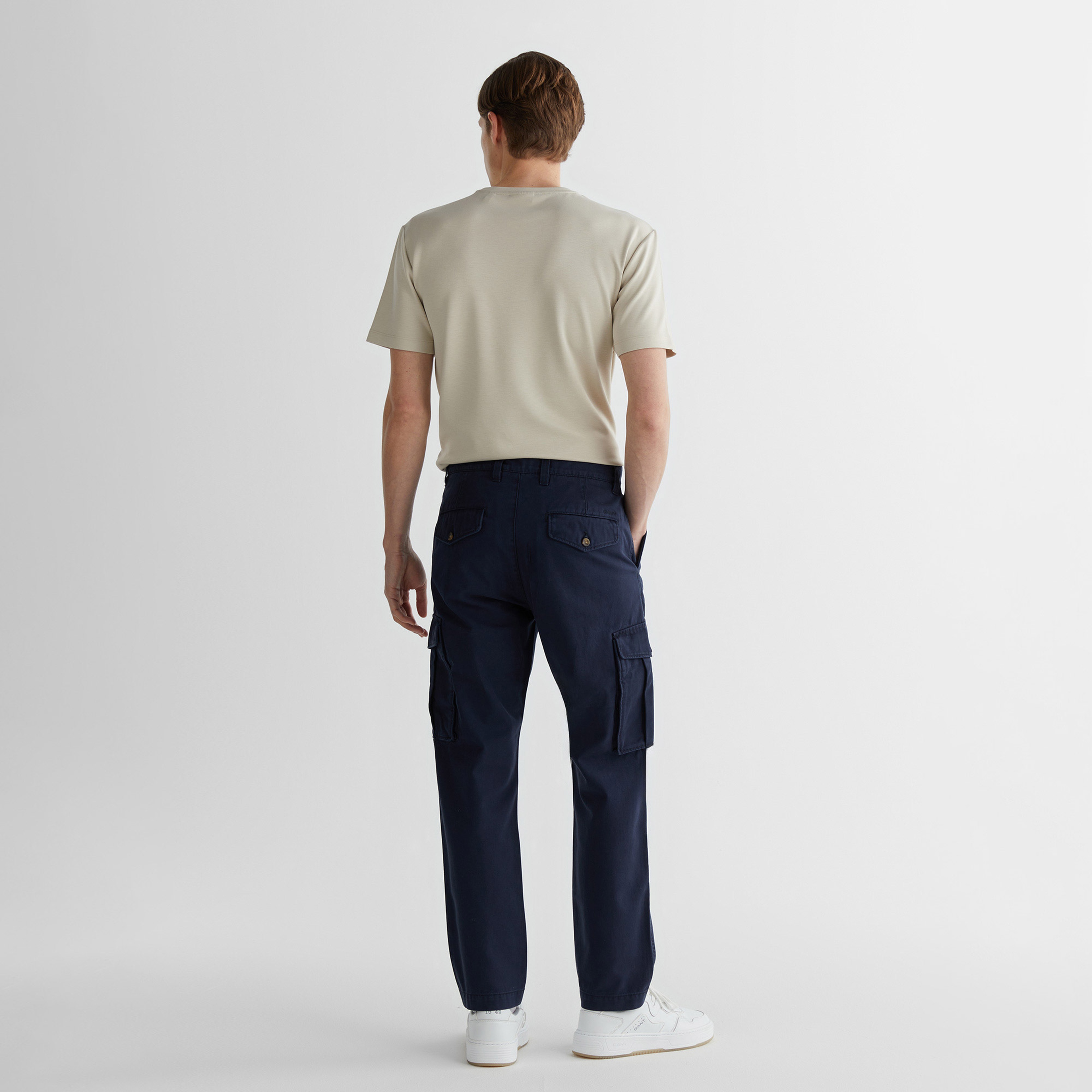 GANT Erkek Lacivert Relaxed Fit Pantolon