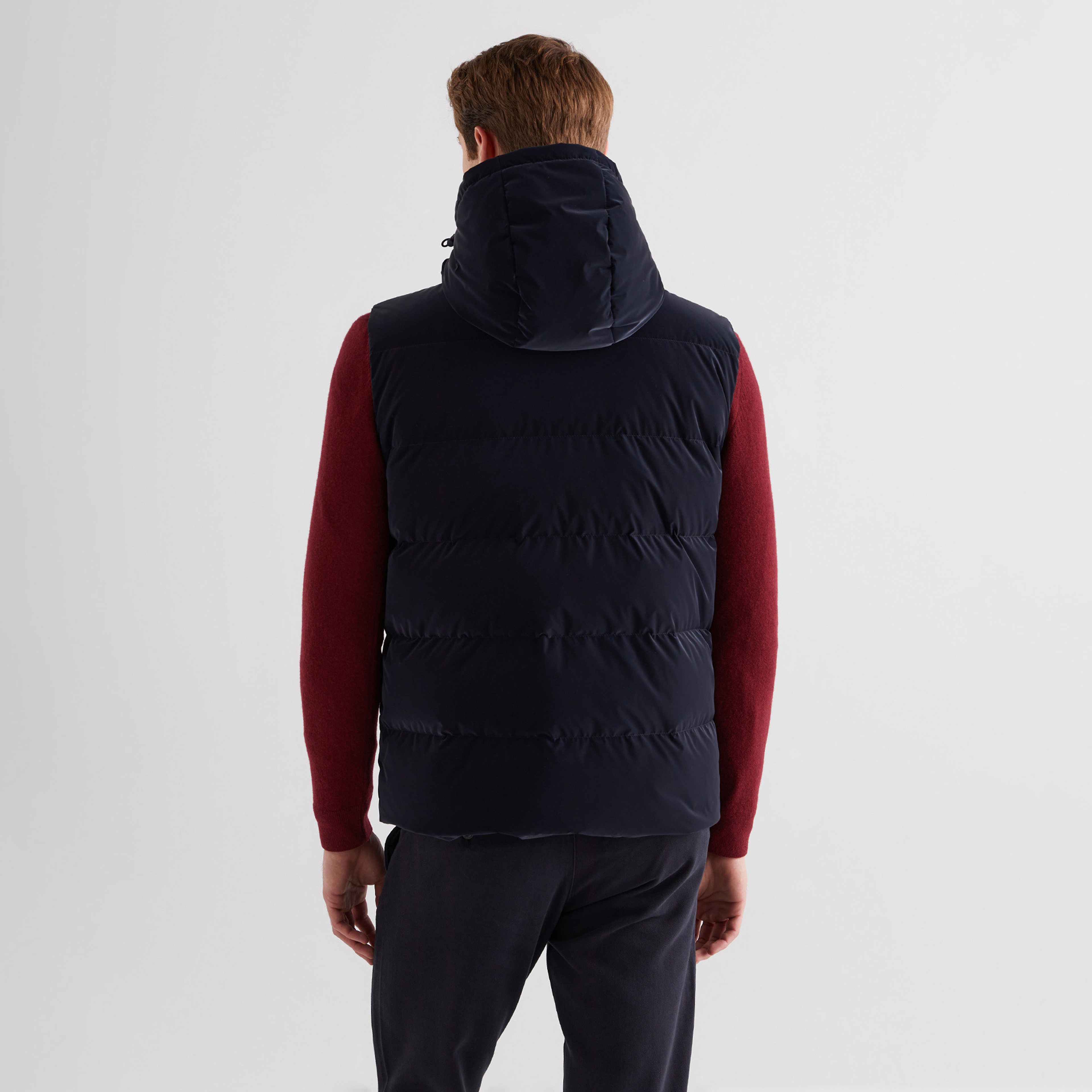 GANT Erkek Lacivert Kapüşonlu Yelek