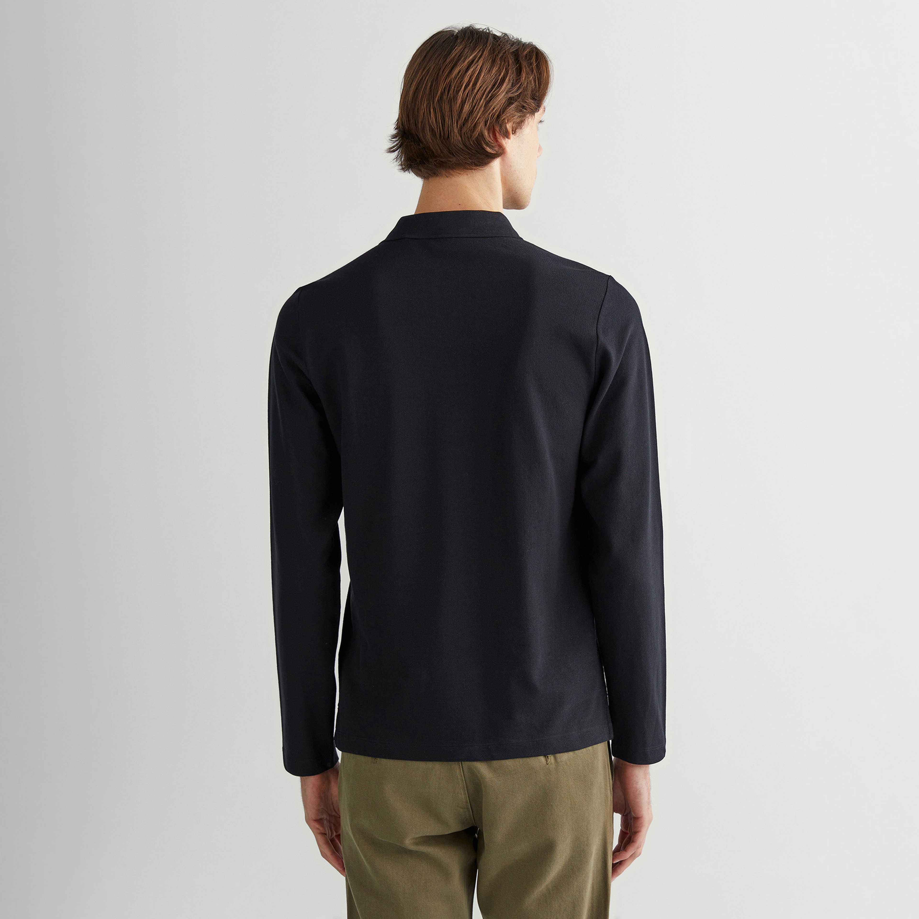 GANT Erkek Siyah Regular Fit Polo Yaka Logolu Polo