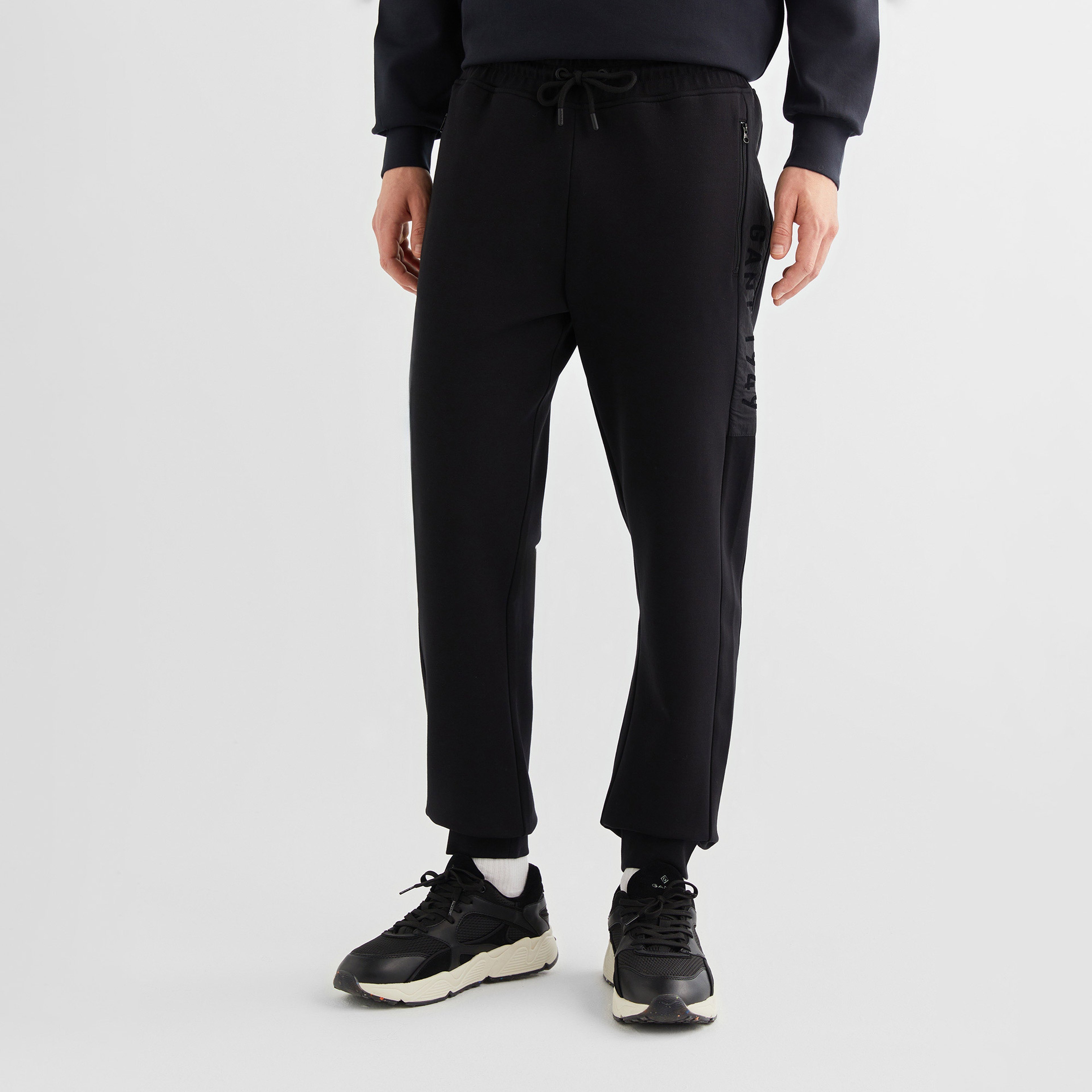 GANT Erkek Siyah Regular Fit Eşofman Altı
