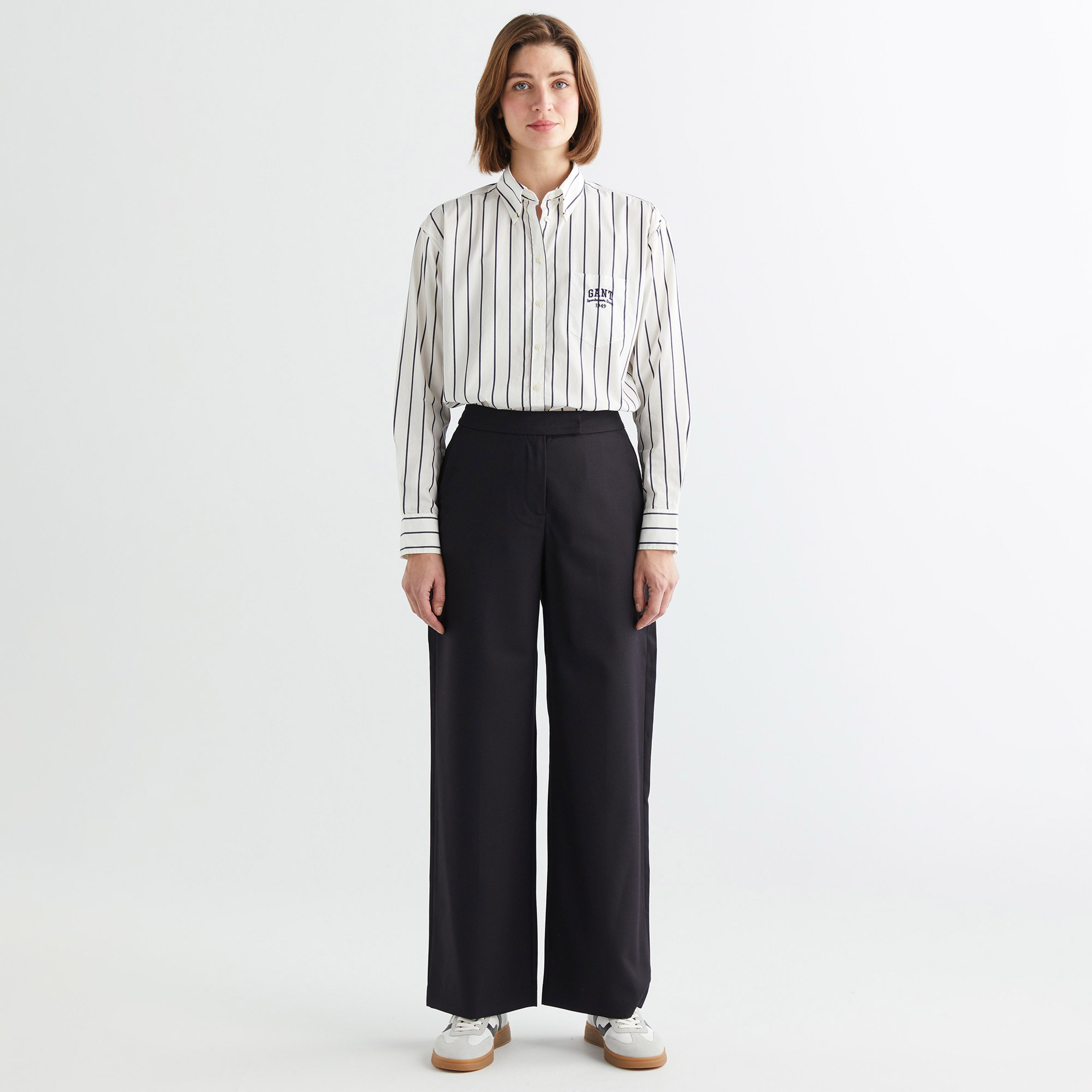 GANT Kadın Siyah Slim Fit Pantolon