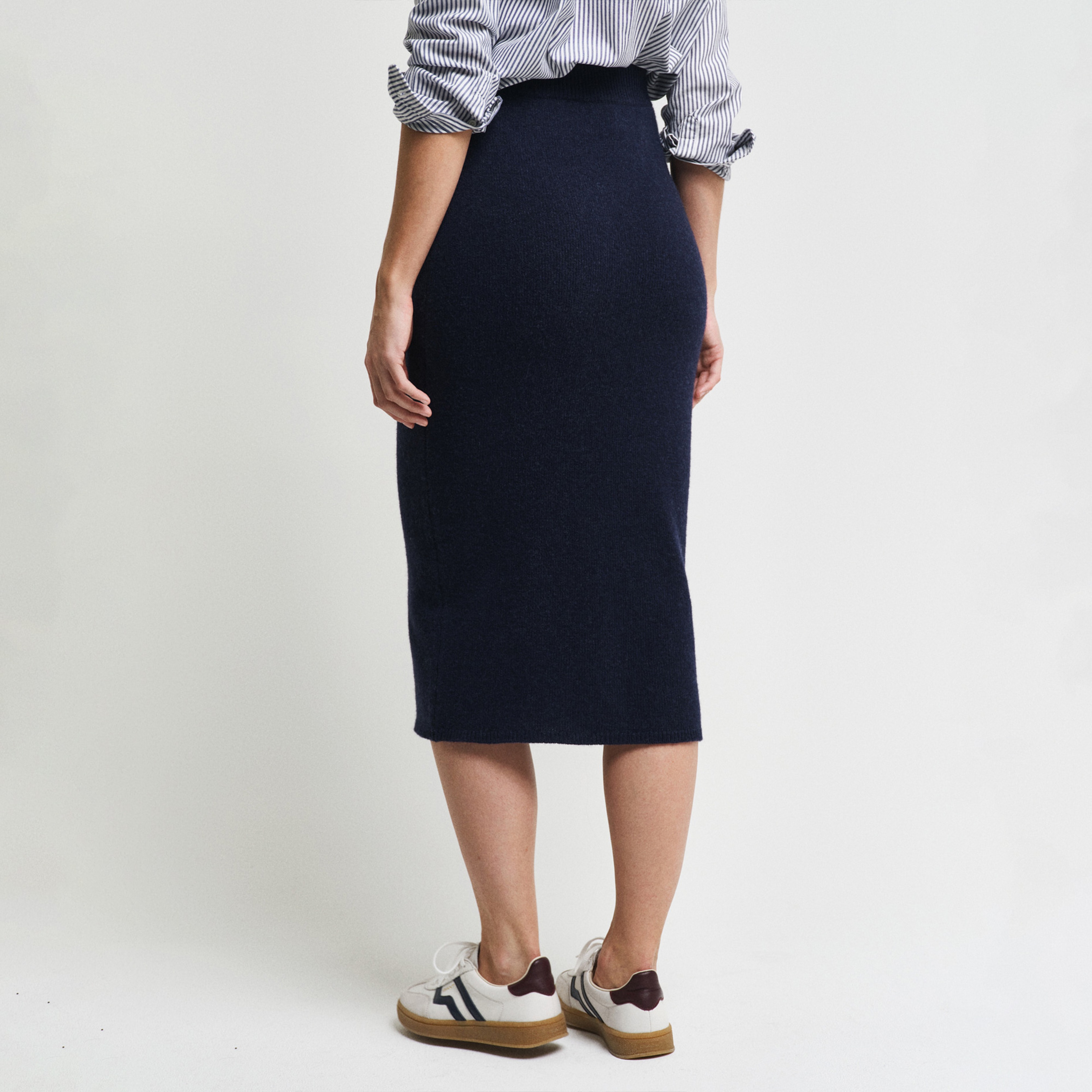 GANT Kadın Lacivert Slim Fit Etek