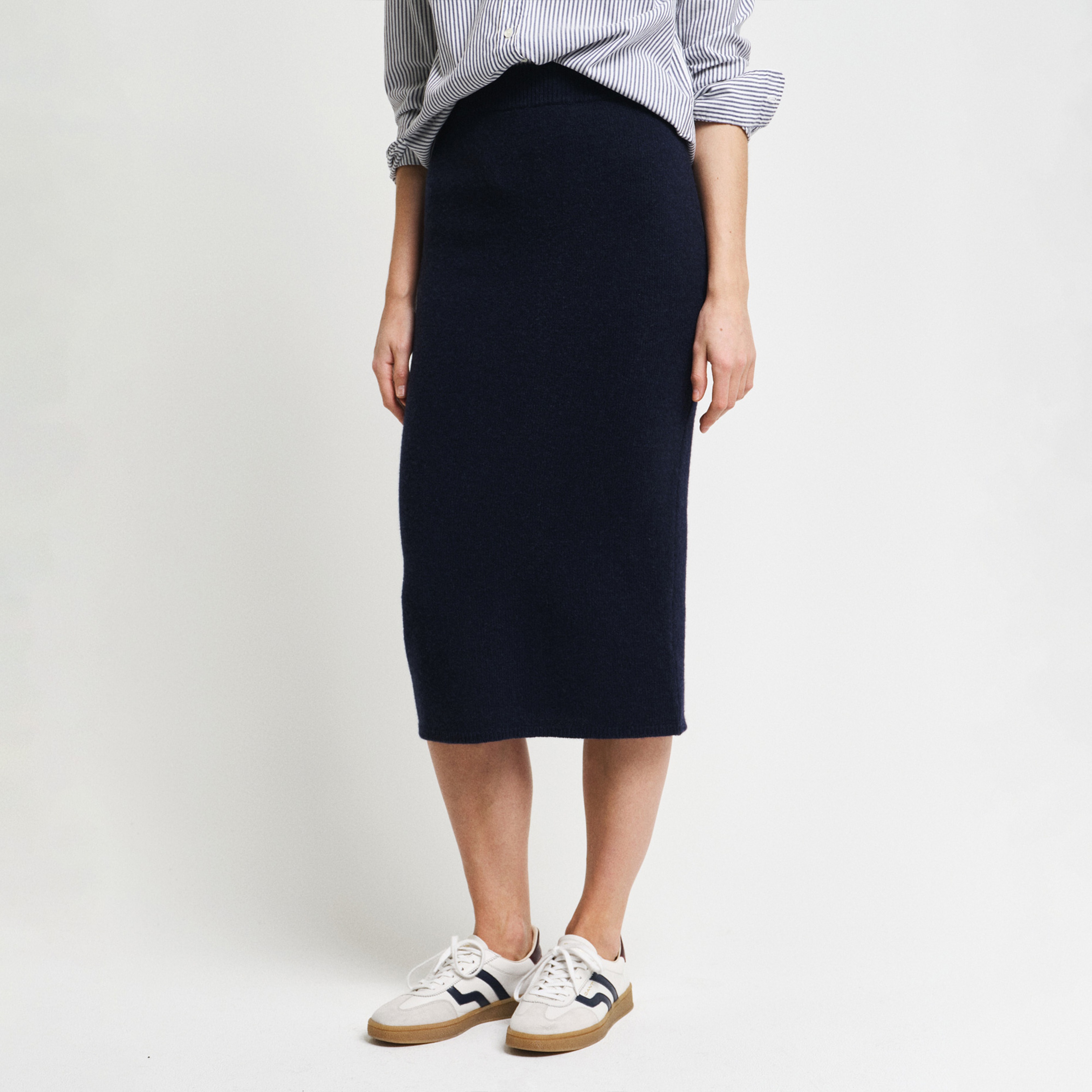 GANT Kadın Lacivert Slim Fit Etek