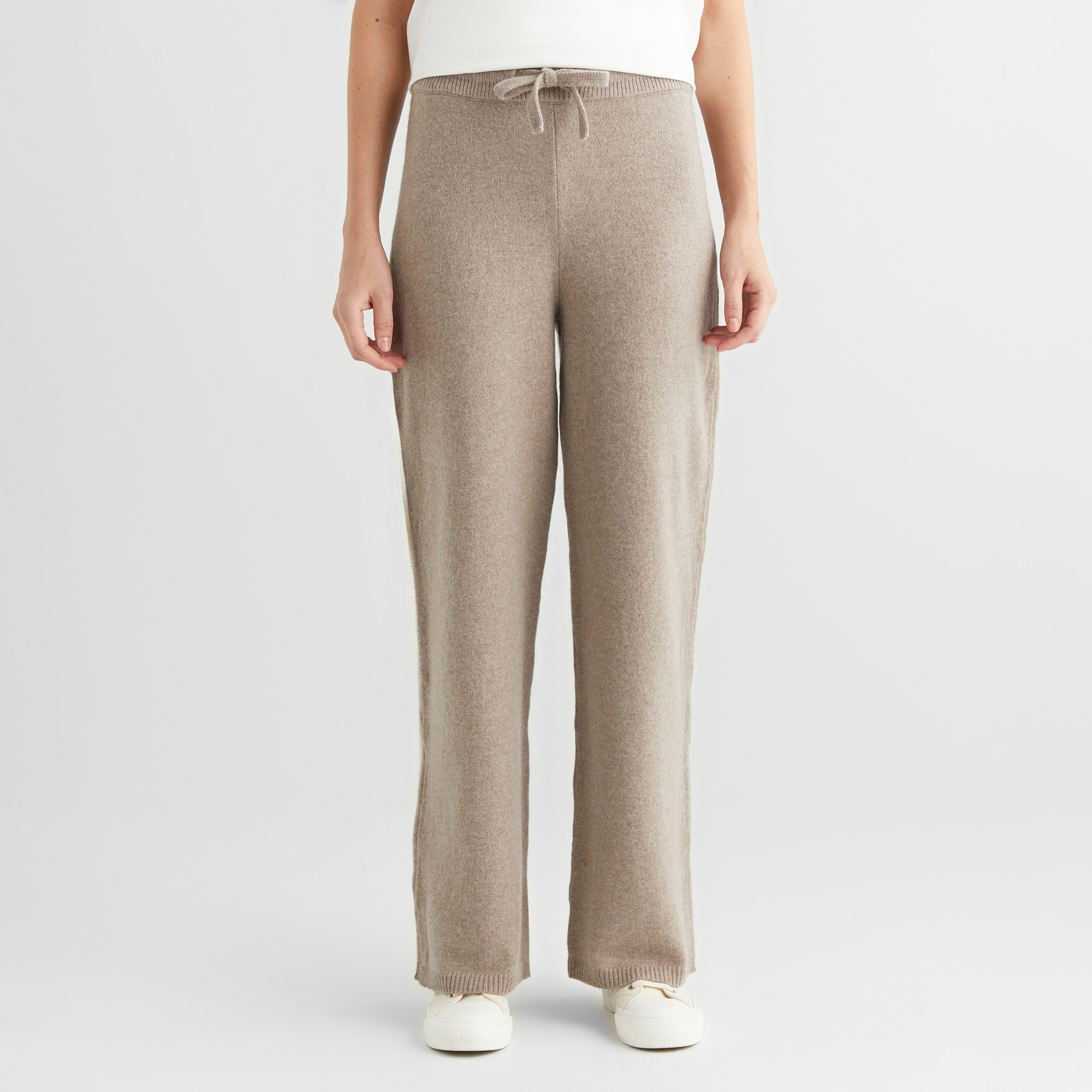 GANT Kadın Bej Relaxed Fit Pantolon