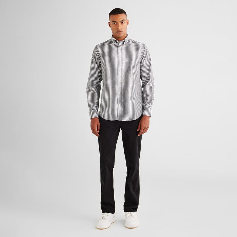 GANT Erkek Siyah Regular Fit Stay Black Jean