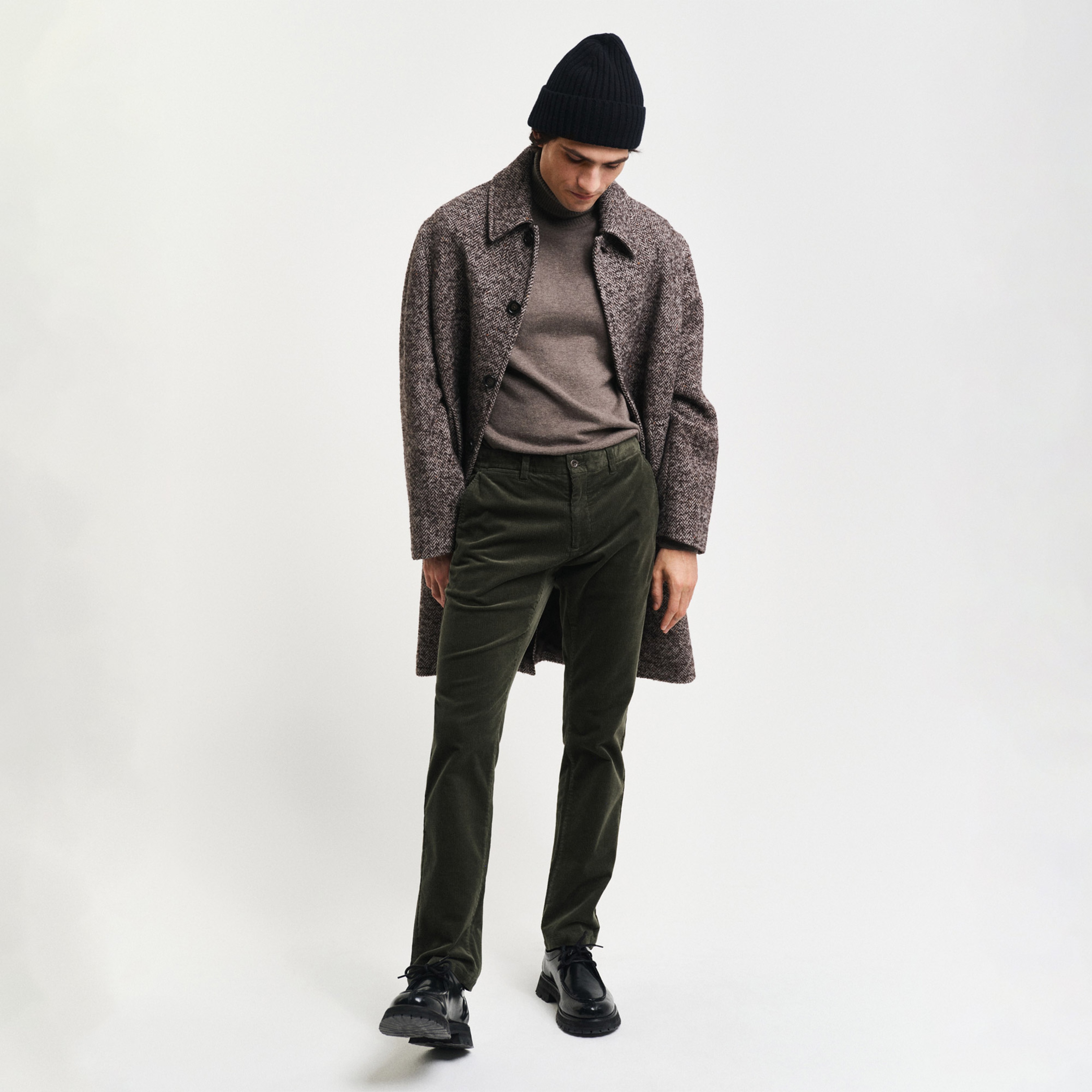 GANT Erkek Yeşil Slim Fit Pantolon