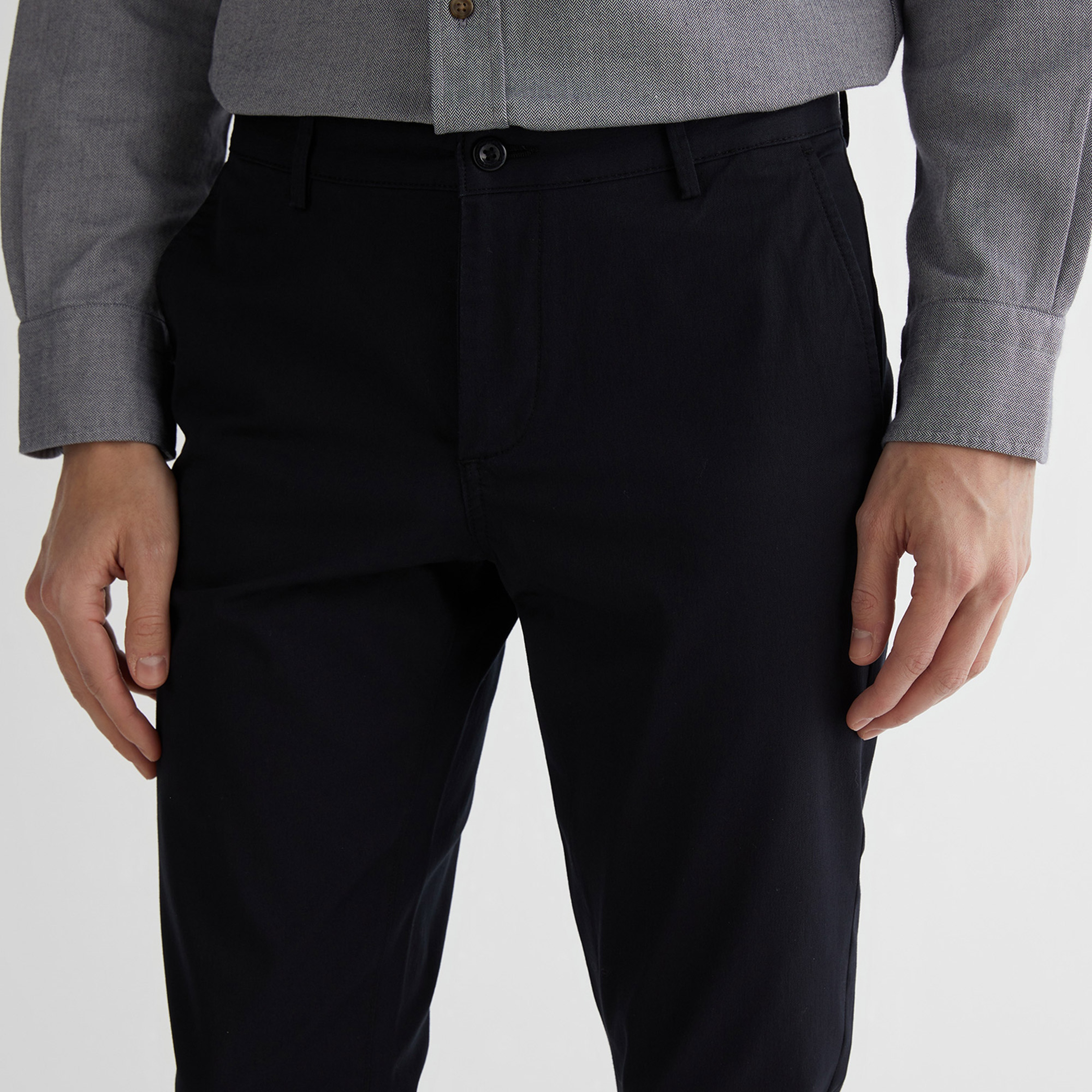 GANT Erkek Siyah Pantolon