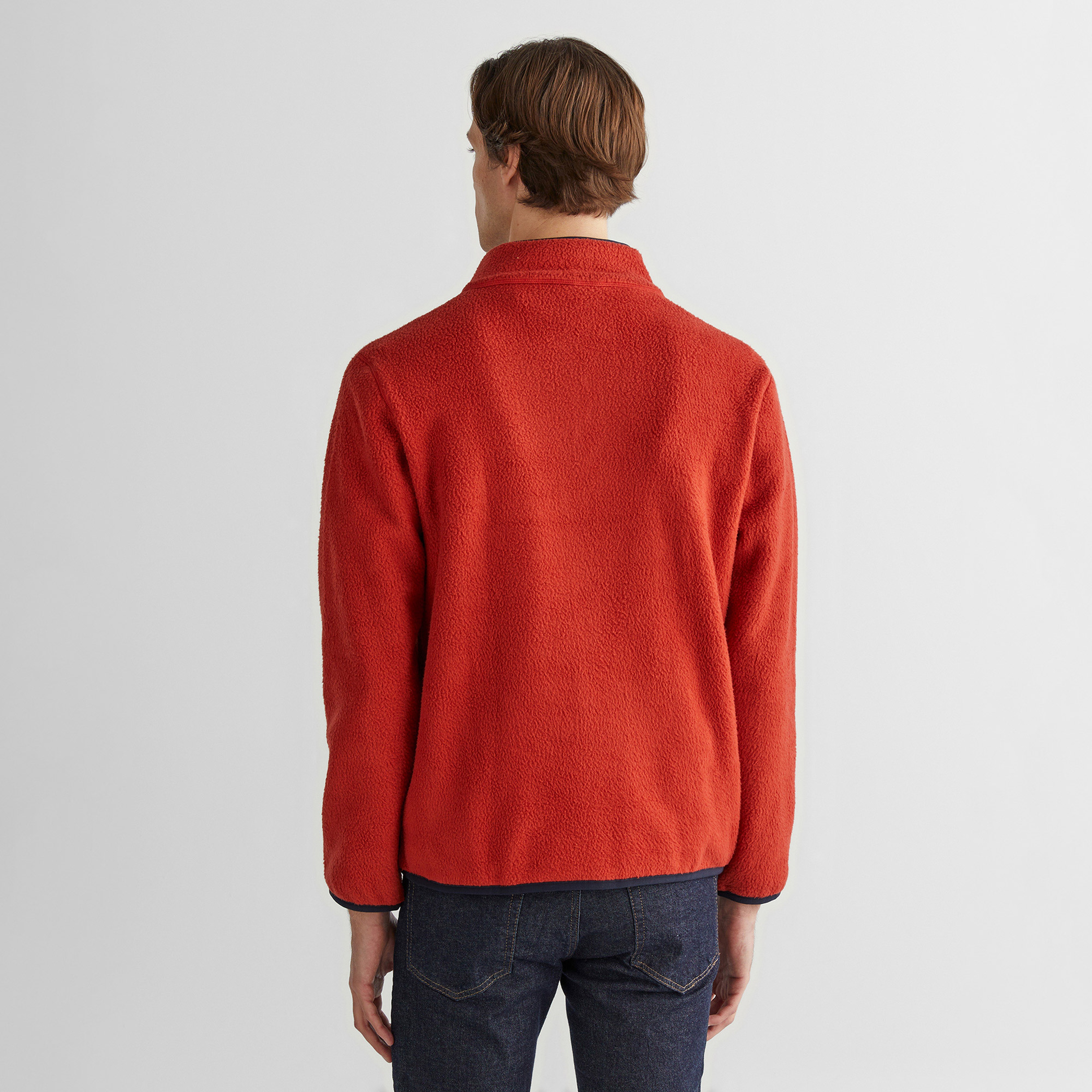 GANT Erkek Bordo Regular Fit Yarım Fermuarlı Sweatshirt