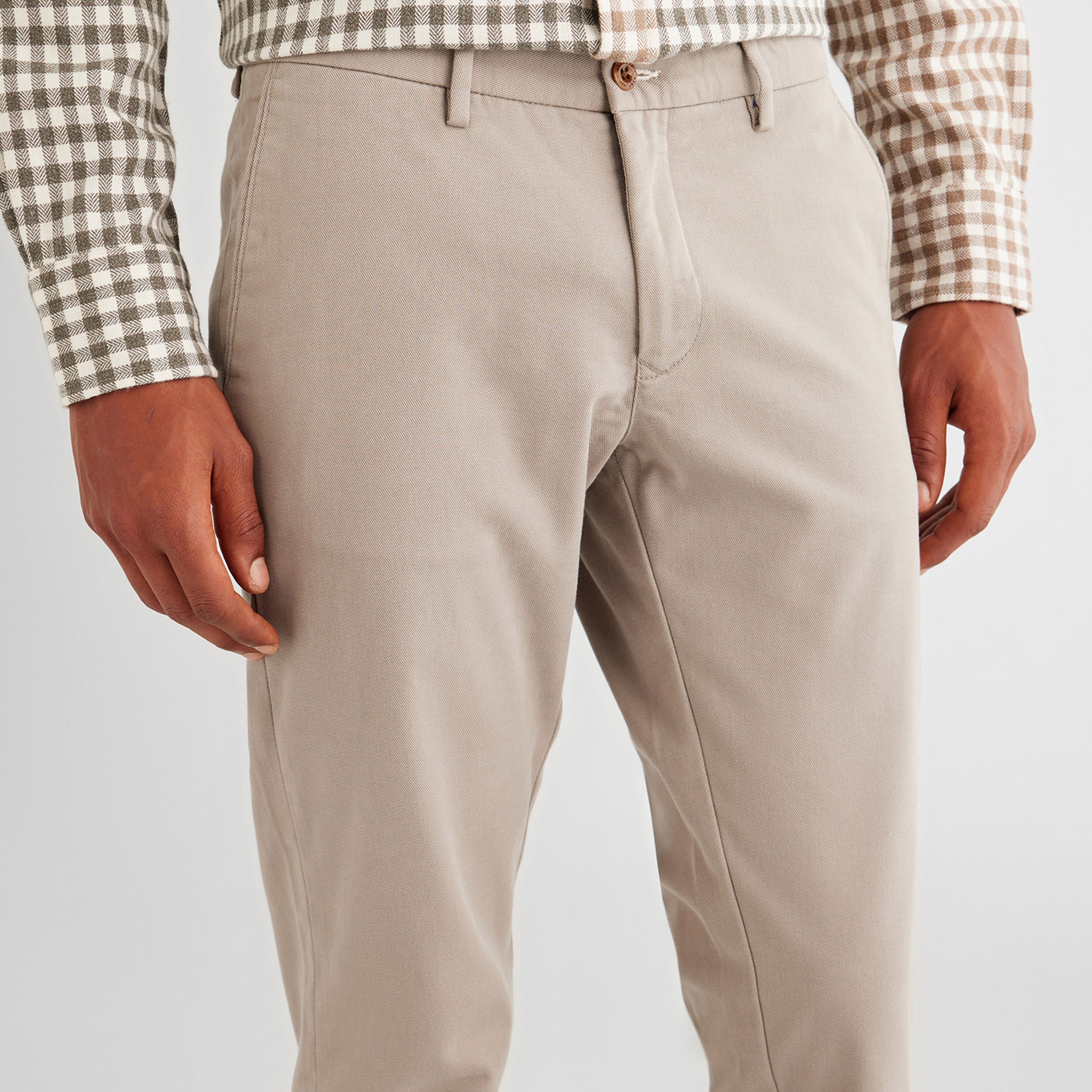 GANT Erkek Gri Slim Fit Pantolon