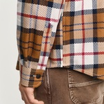 GANT Erkek Kahverengi Regular Fit Kareli Gömlek