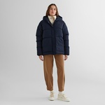 GANT Kadın Lacivert Kapüşonlu Kapitone Mont