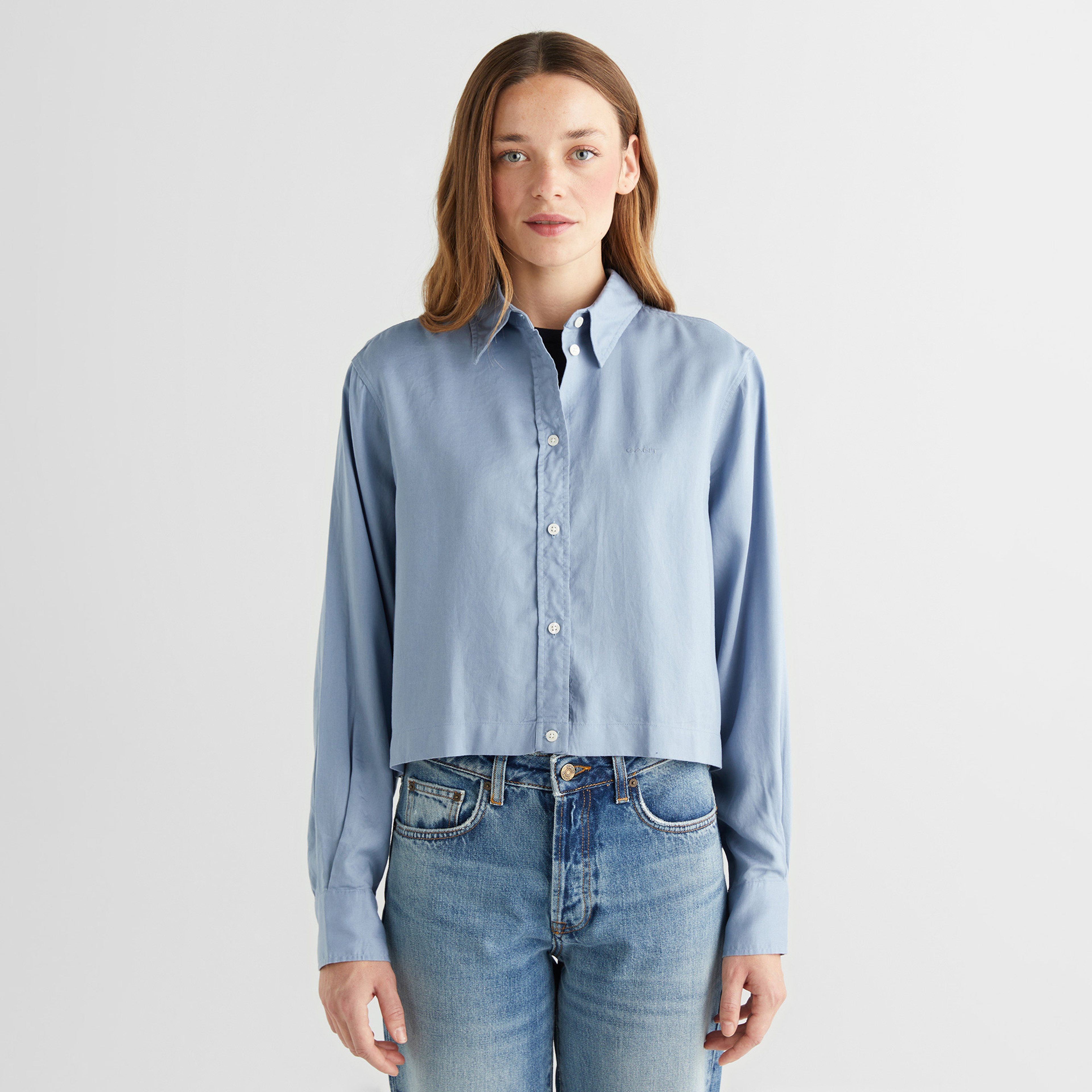GANT Kadın Mavi Gömlek