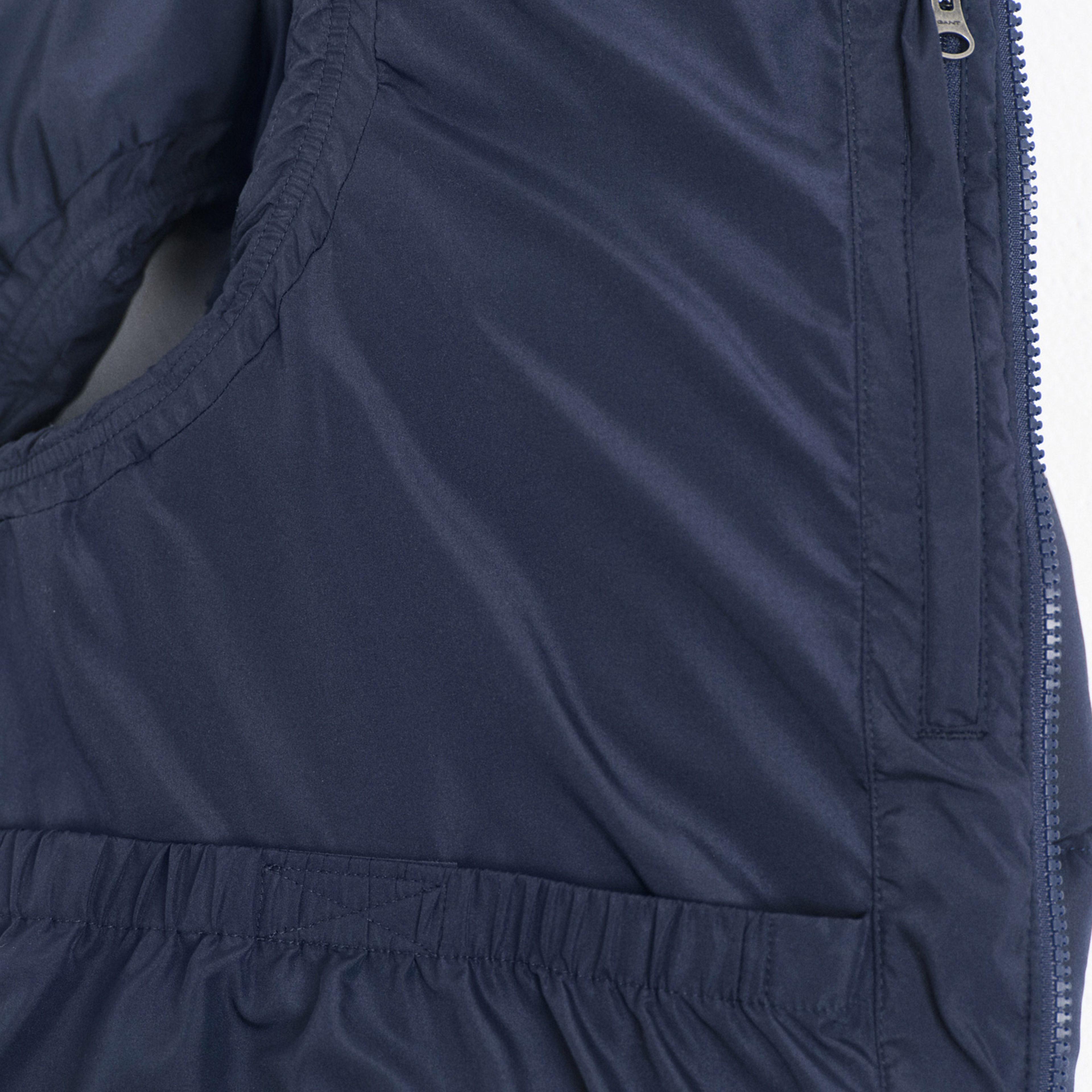 GANT Erkek Lacivert Regular Fit Dik Yaka Kapitone Yelek