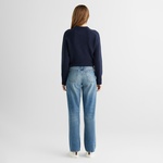 GANT Kadın Mavi Straight Fit Jean Pantolon