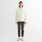 GANT Kadın Krem Kapüşonlu Kapitone Mont