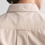 GANT Erkek Kahverengi Regular Fit Düğmeli Yaka Oxford Gömlek