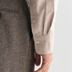 GANT Erkek Kahverengi Regular Fit Düğmeli Yaka Oxford Gömlek