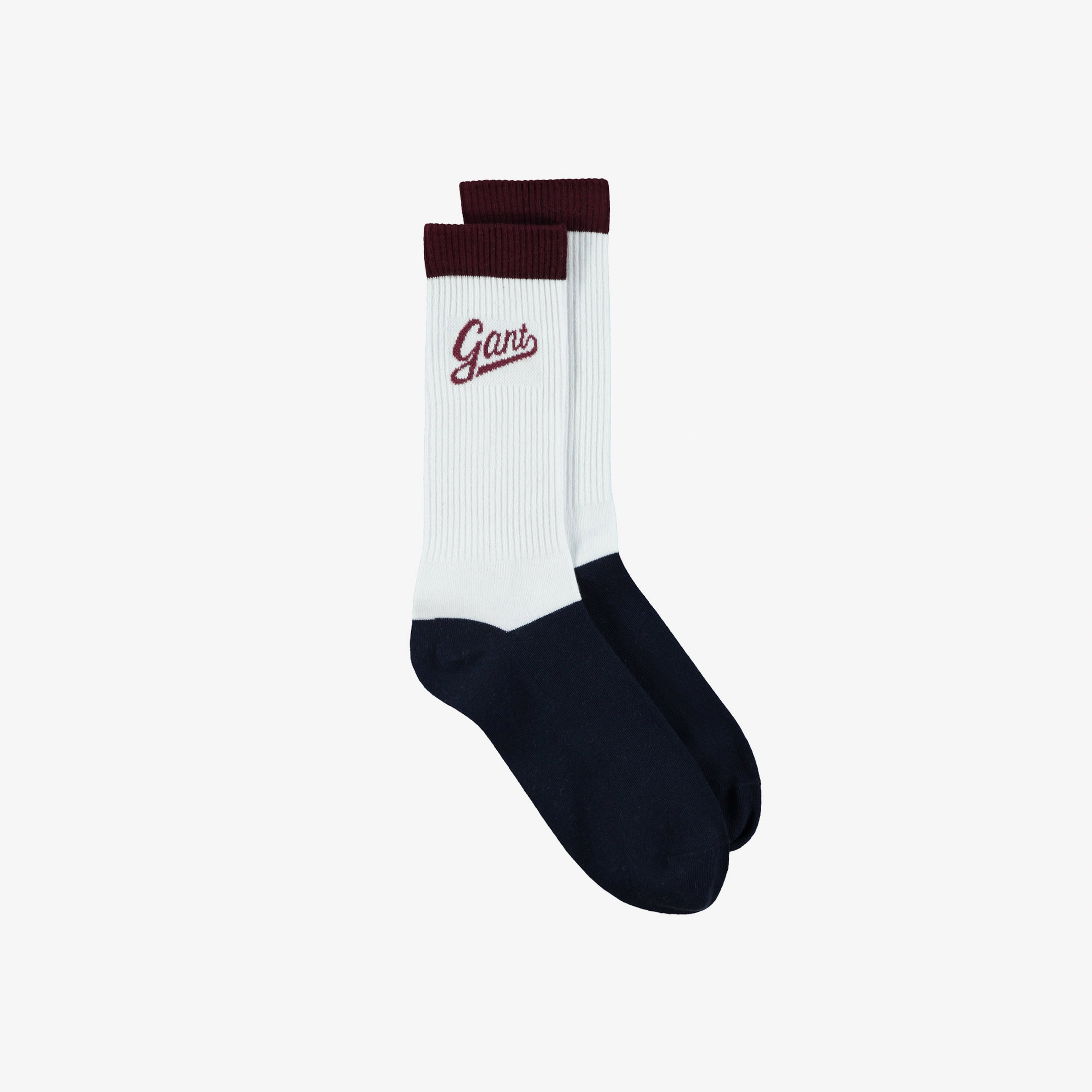 GANT Erkek Bordo Renk Bloklu Çorap