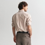 GANT Erkek Kahverengi Regular Fit Düğmeli Yaka Oxford Gömlek
