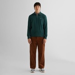 GANT Erkek Yeşil Regular Fit Yarım Fermuarlı Sweatshirt