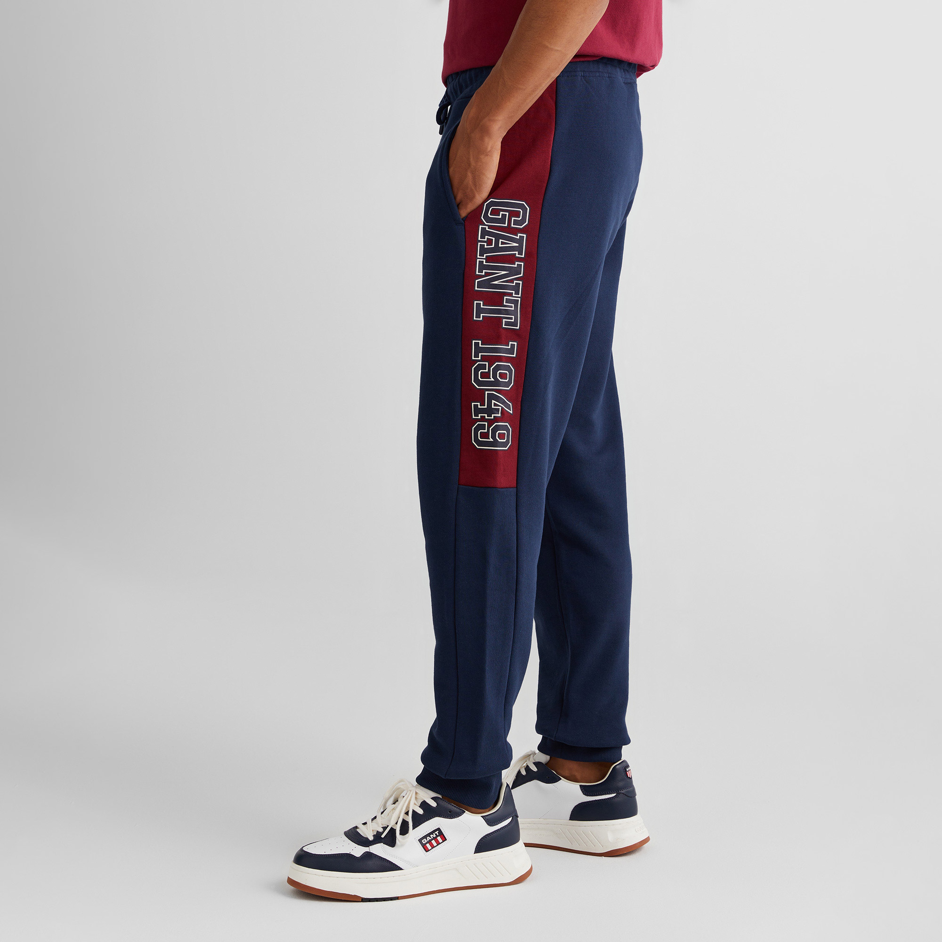 GANT Erkek Lacivert Regular Fit Logolu Eşofman Altı