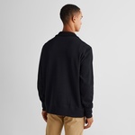GANT Erkek Siyah Regular Fit Yarım Fermuarlı Sweatshirt
