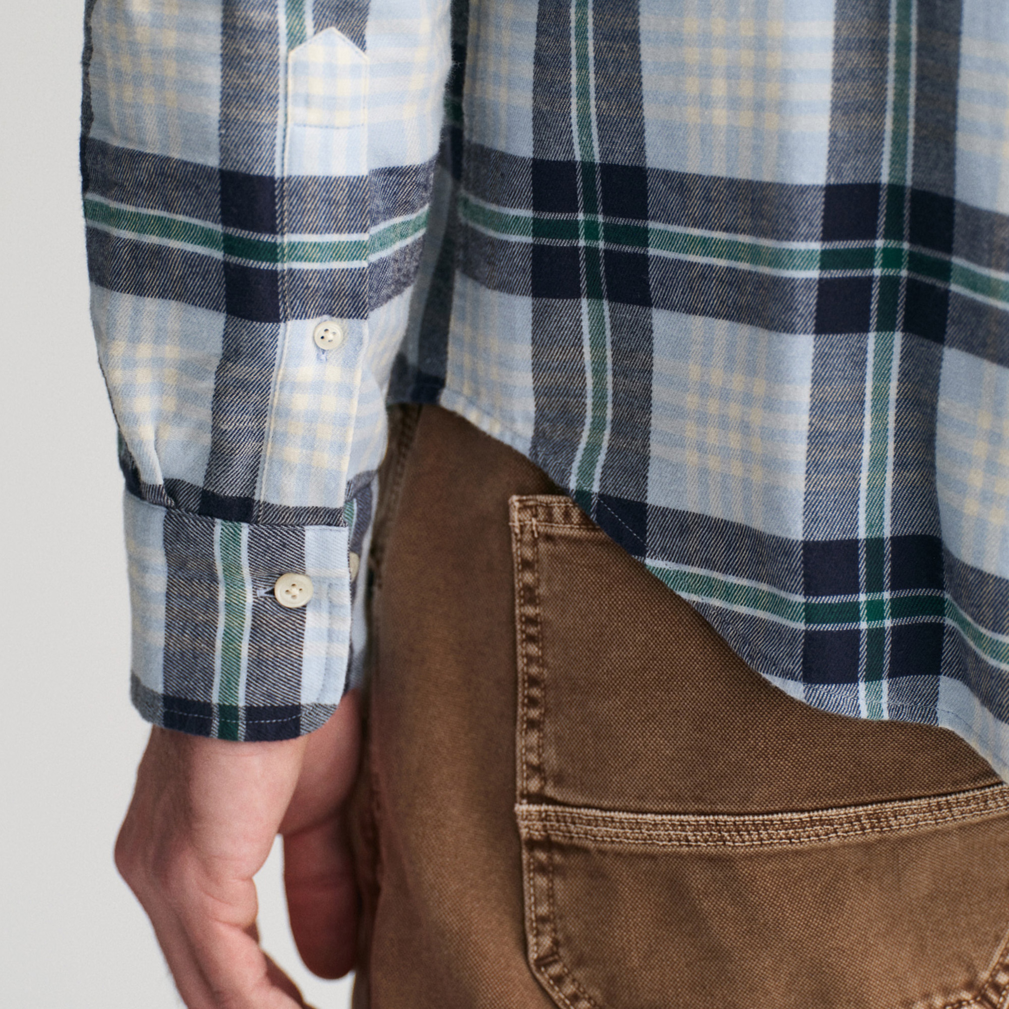 GANT Erkek Mavi Regular Fit Düğmeli Yaka Logolu Gömlek