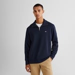 GANT Erkek Lacivert Regular Fit Yarım Fermuarlı Sweatshirt