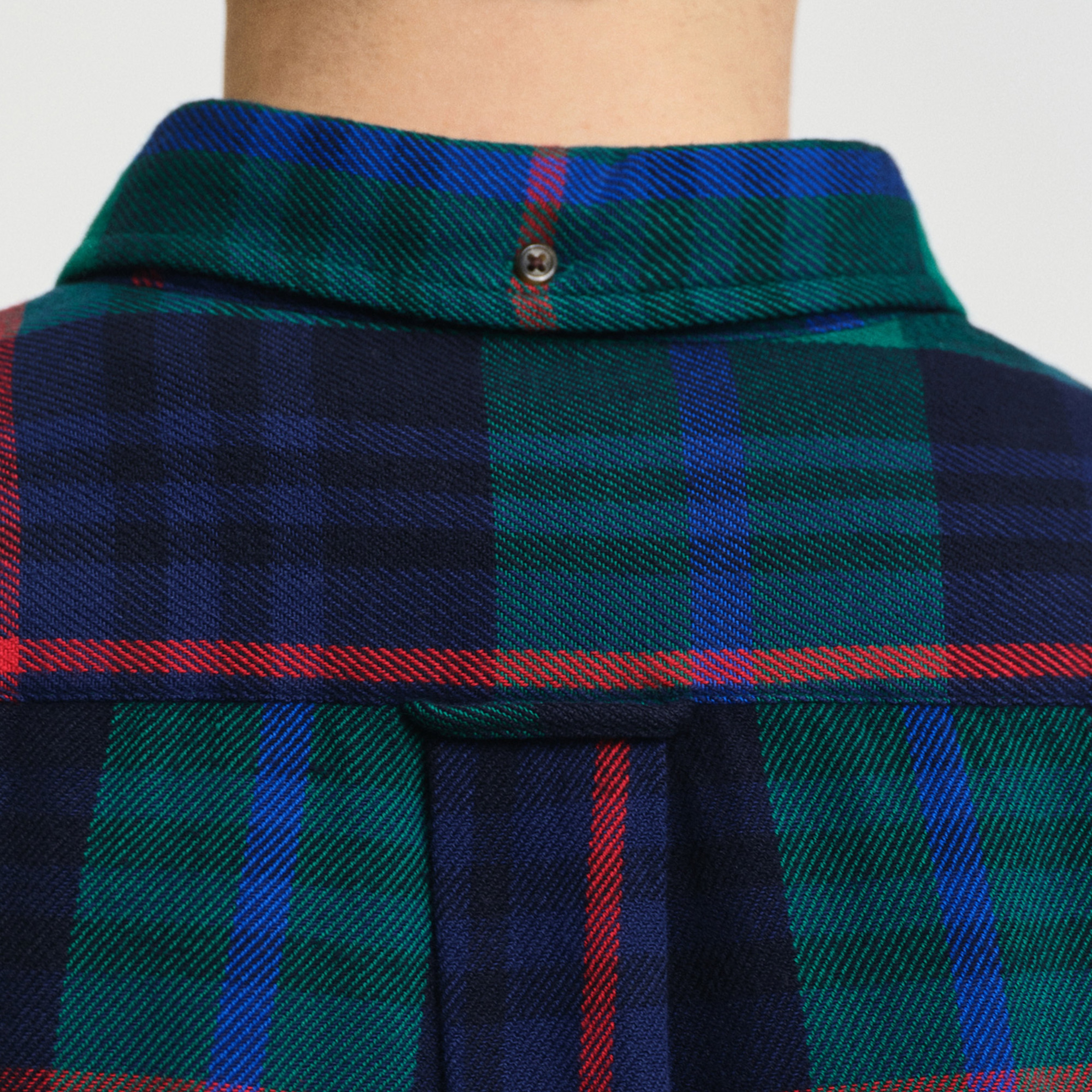 GANT Erkek Yeşil Regular Fit Kareli Gömlek