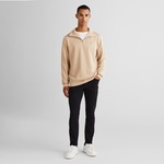 GANT Erkek Bej Regular Fit Yarım Fermuarlı Sweatshirt